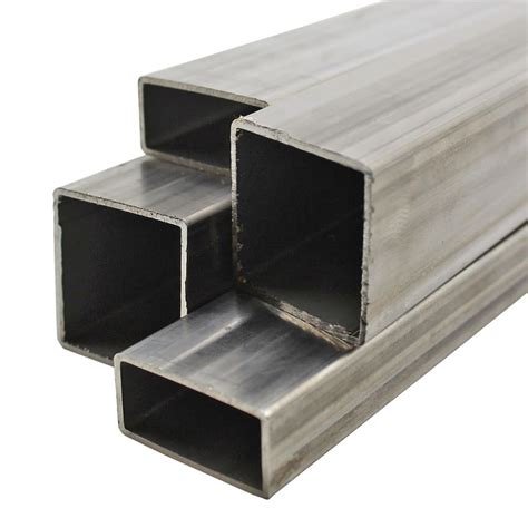 stainless steel square box section|100mm x 50mm box section.